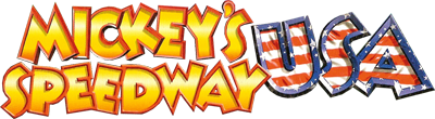 Mickey's Speedway USA logo for GameBoy Color